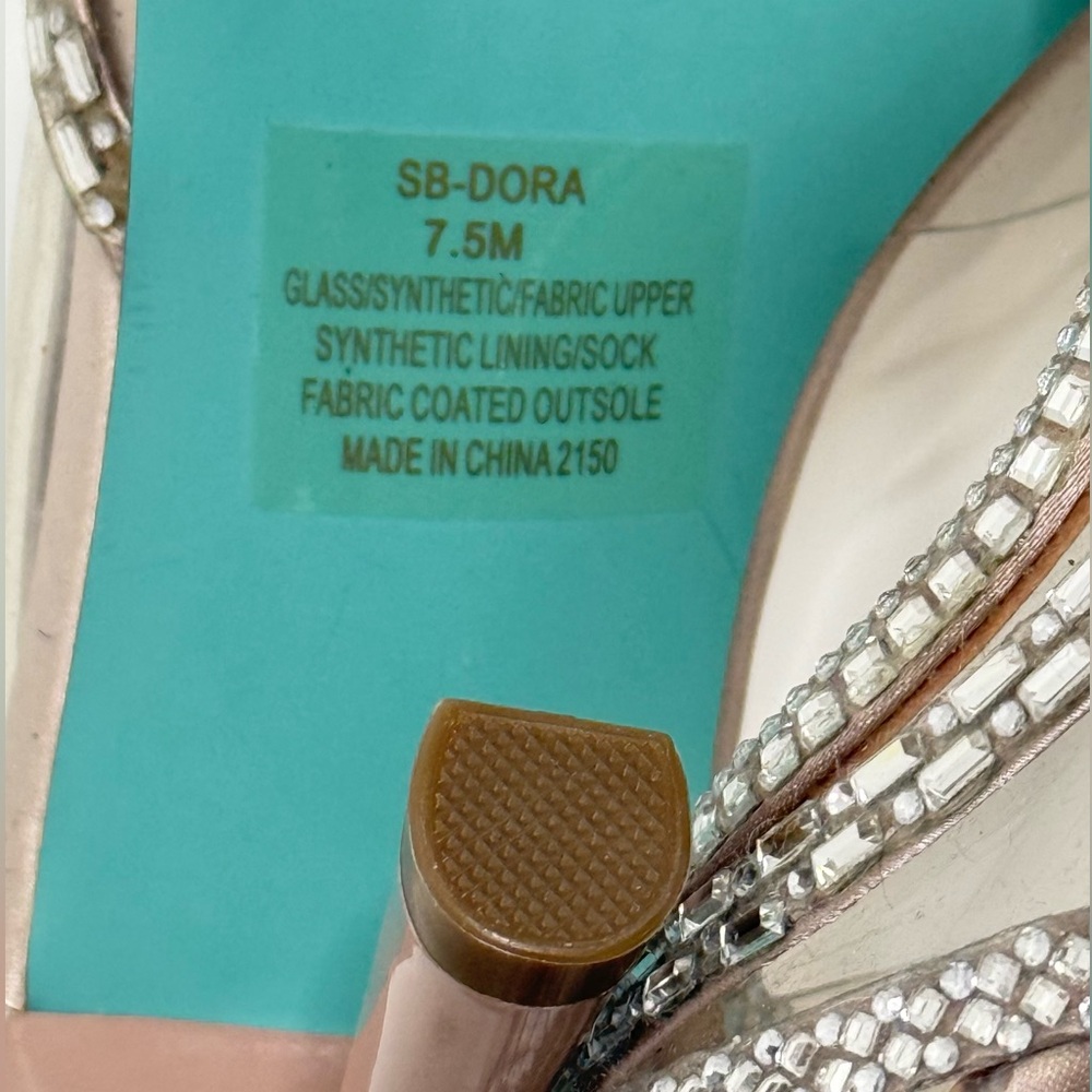 Betsey Johnson Dora Embellished Slingback Heels - Picture 9 of 10